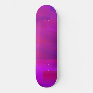 Pink Purple Glitch Art Vaporwave Aesthetic Analogu Skateboard