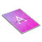 Pink Purple Glitter Sparkle Monogram Notebook