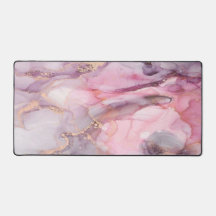 pink ,purple , golden marble