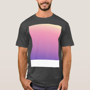 Pink Purple Gradient Pattern Fade T-Shirt