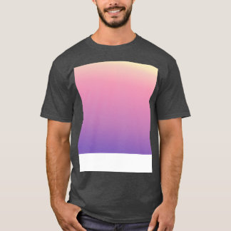 Pink Purple Gradient Pattern Fade T-Shirt