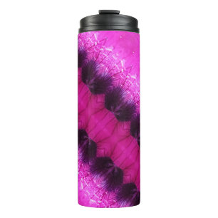 Pink & Purple Ikat Thermal Tumbler