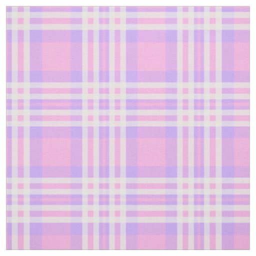 pic Lavender Purple Plaid Fabric pink purple lavender plaid gingham check girl fabric