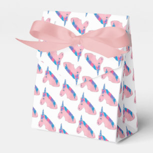 Pink Purple Magical Horse Unicorn Birthday Party Favour Box