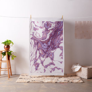 Pink Purple Marble Elegance Fabric