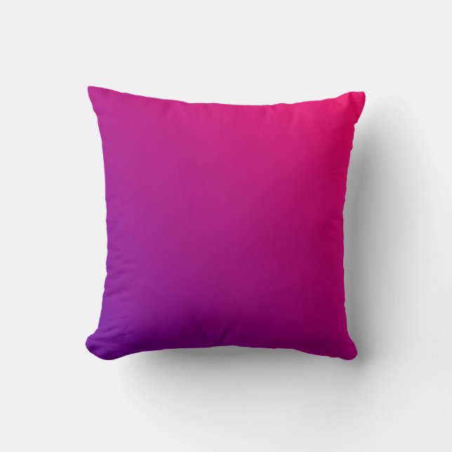 Pink Purple Ombre Cushion (Front)