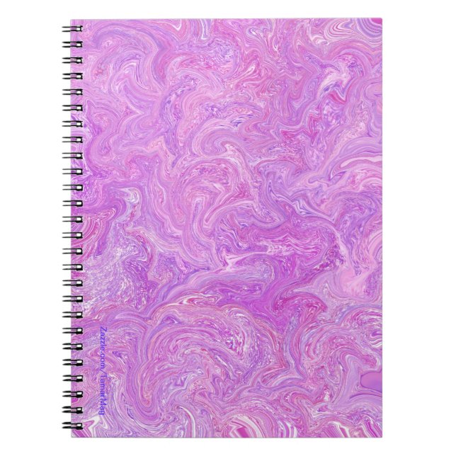 Pink & Purple Paisley 80 page Notebook (Front)