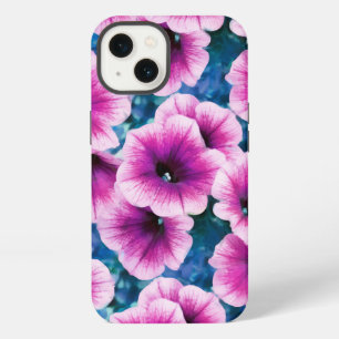 Pink & Purple Petunia Flowers iPhone 13 Case
