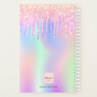 Pink purple photo name holographic