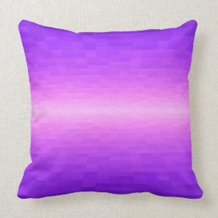 pink & purple   pixel square blocks planes   cushion