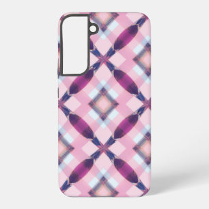 Pink & Purple Plaid Geometric Pattern Phone Case