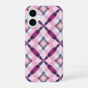 Pink & Purple Plaid Geometric Pattern Phone Case