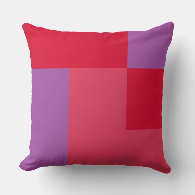 Pink Purple Red Cushion (Front)