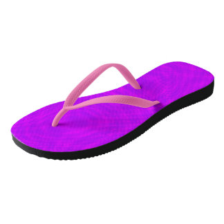 Pink & Purple Ripple Moiré Thongs