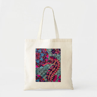 Pink & Purple Seahorse Tote Bag