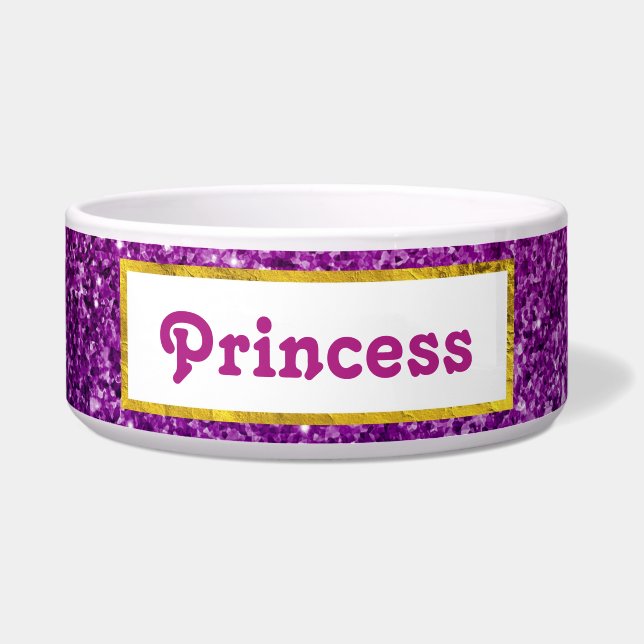 Pink & Purple Sparkling Glitter Gemstones (Front)