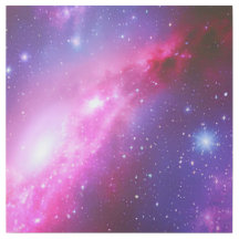 Pink Purple Spiral Galaxy Gallery Wrap