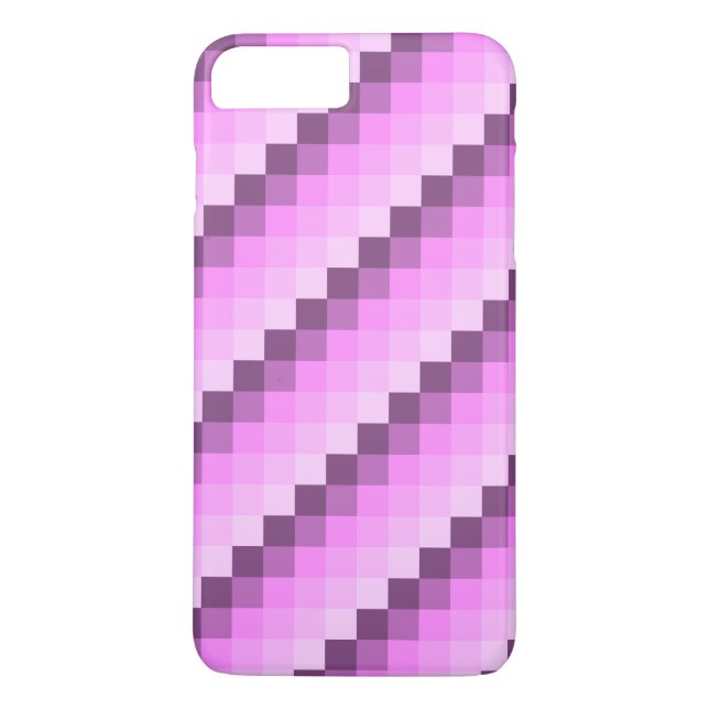Pink & Purple Squares Case-Mate iPhone Case (Back)