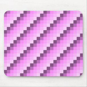 Pink & Purple Squares Mouse Pad