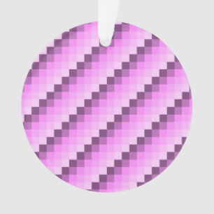 Pink & Purple Squares Ornament