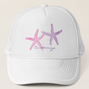Pink Purple Starfish Thunder_Cove Trucker Hat