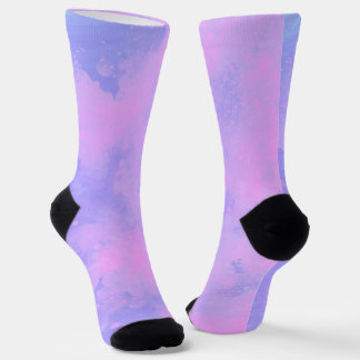 Pink & Purple Storm Clouds  Socks