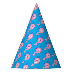 Pink + Purple Tea party Hat