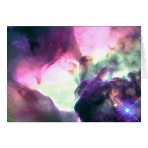 Pink Purple Teal Nebula