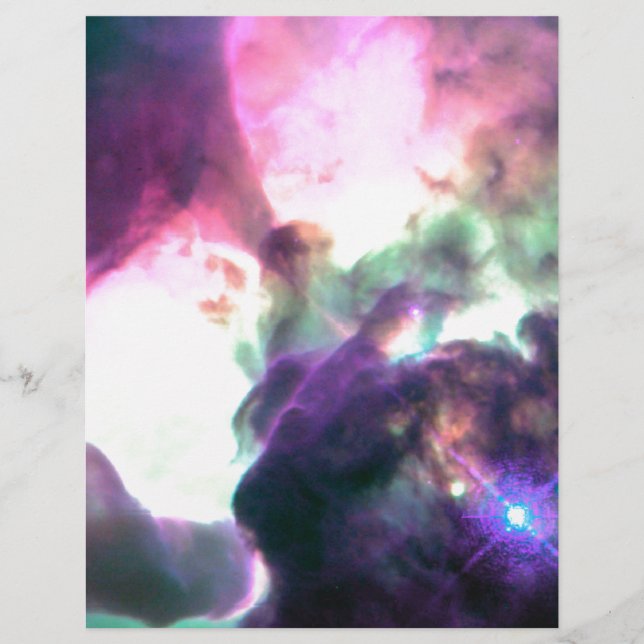 Pink Purple Teal Nebula (Front)