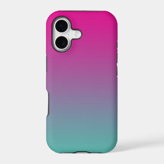 Pink Purple Teal Ombre Gradient, Pretty Design