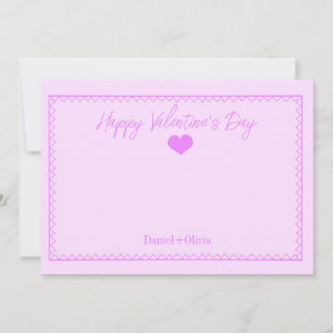 Pink - Purple Valentine's Day Invitation