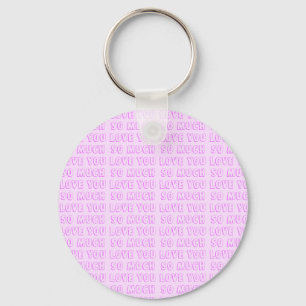 Pink - Purple Valentine's Day Key Ring