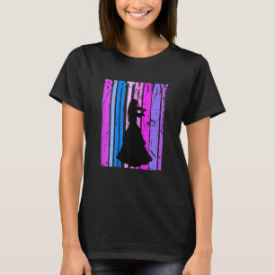 Pink Purple Violin Girl Violinist Girls Musical Or T-Shirt