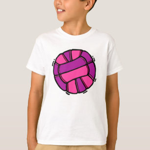 Pink & Purple Volleyball T-Shirt