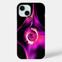 PINK PURPLE WHITE FRACTAL ROSE