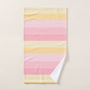 Pink Purple Yellow Colours Elegant Pattern Templat Hand Towel