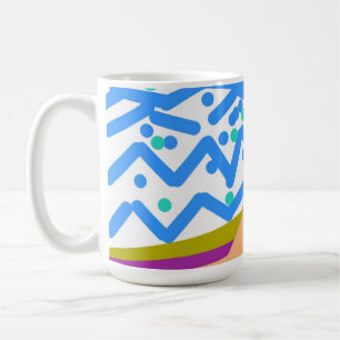 Pink Purple Yellow Sunset Yacht Coffee Mug
