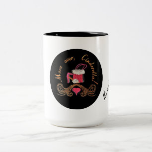 Pink Purse & Shoes, Move Over, Cinderella! Two-Tone Coffee Mug