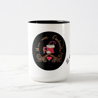 Pink Purse & Shoes, Move Over, Cinderella! Two-Tone Coffee Mug
