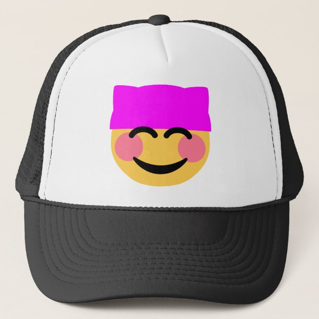 pink pussy hat emoji (Front)