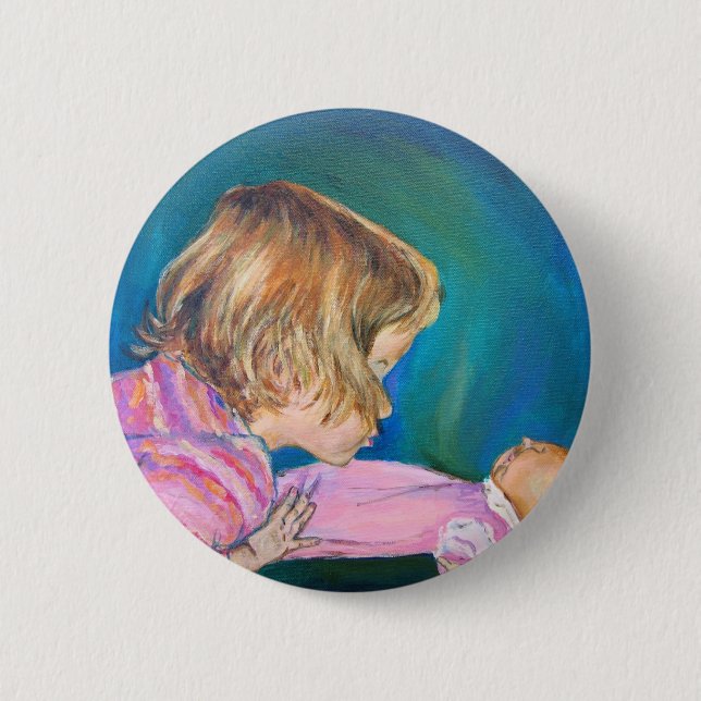 Pink Pyjamas Button (Front)