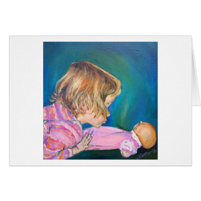 Pink Pyjamas Card (Front Horizontal)