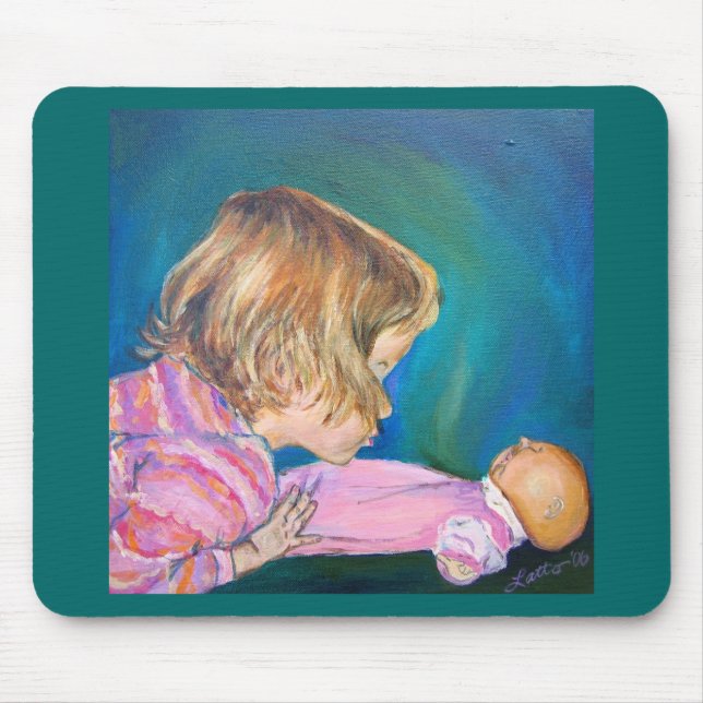 Pink Pyjamas Mousepad (Front)