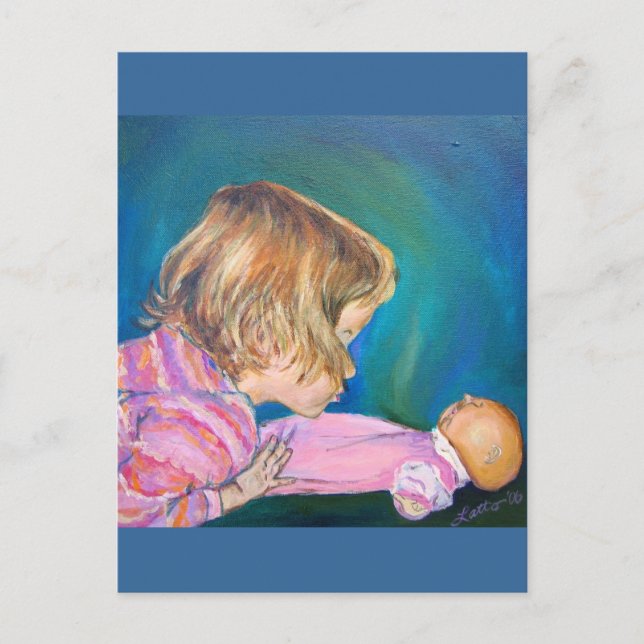 Pink Pyjamas Postcard (Front)