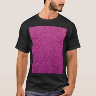 Pink Python: Snake Skin Texture. T-Shirt