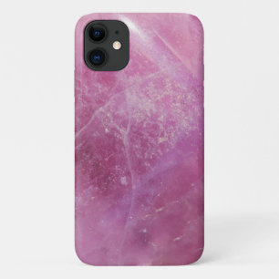 Pink Quartz Gemstone Stone Texture iPhone 11 Case