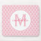 Pink Quatrefoil Monogram
