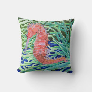 Pink Queen Throw Pillow