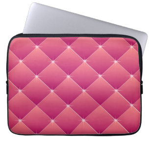 Pink Quilted Laptop Sleeve