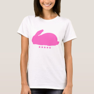Pink Rabbit with Stars T-Shirt
